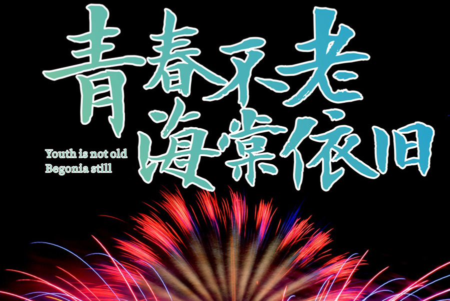 《青春不老 海棠依舊》同學(xué)聚會(huì)主題焰火秀